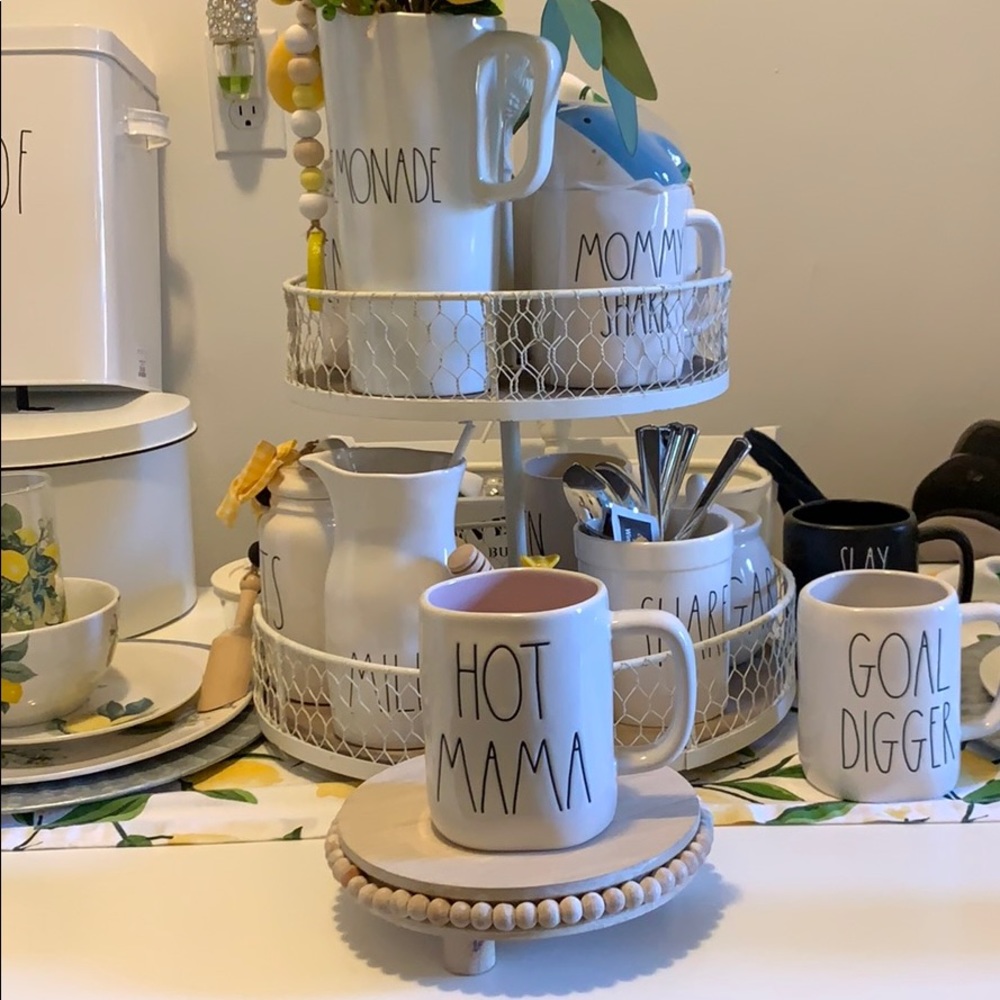 Rae Dunn: Hot Mama Mug (Pink Interior)